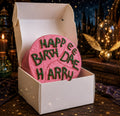 Replica in resina torta "Happee Birthdae Harry"