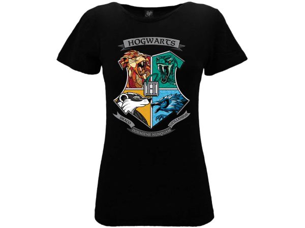 T-Shirt Donna - Stemma di Hogwarts