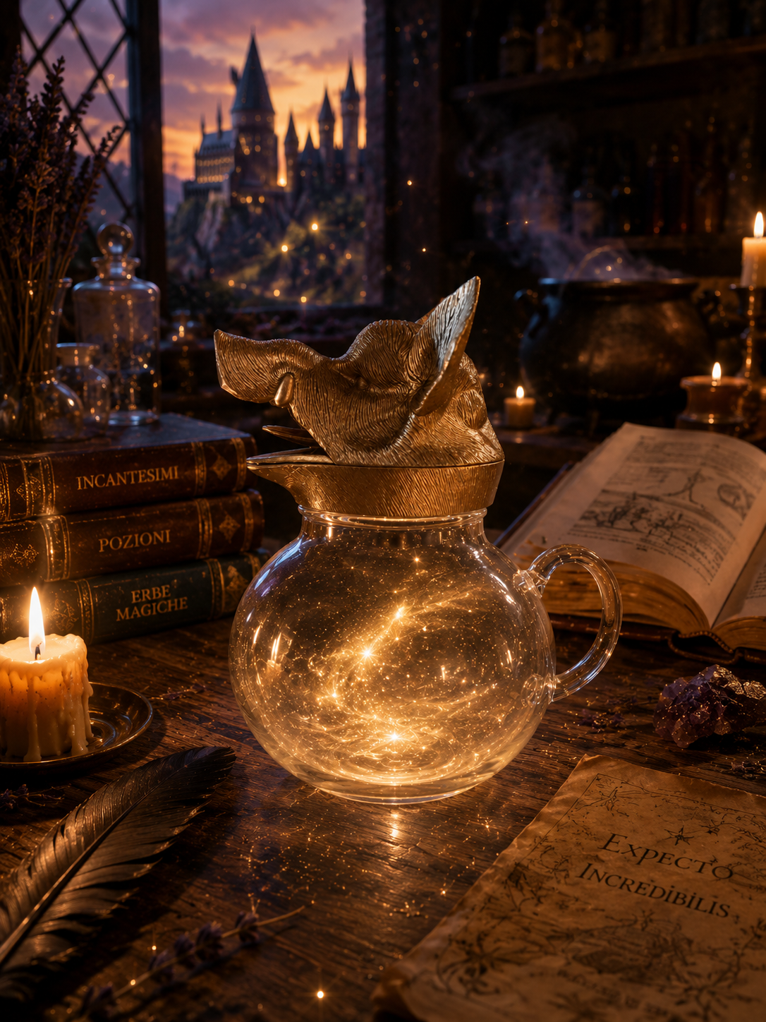 Brocca "Hogwarts" Testa di Porco
