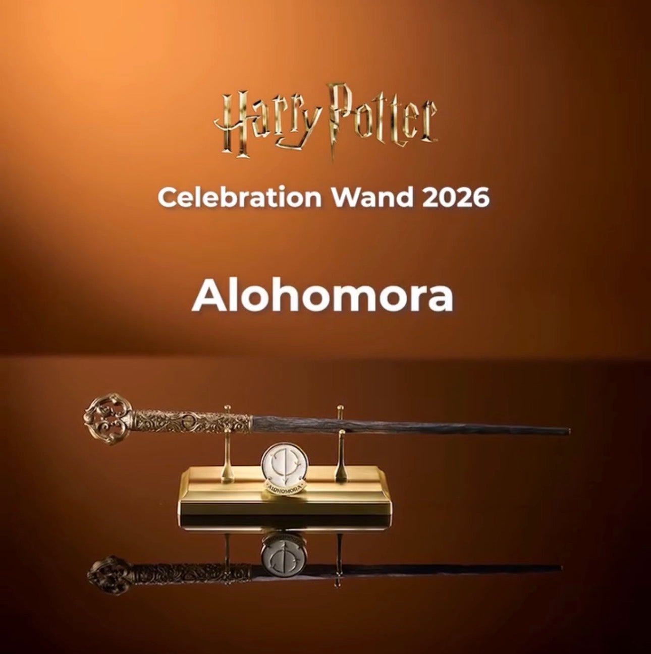 Bacchetta Celebrativa - Alohomora - Spells Collection