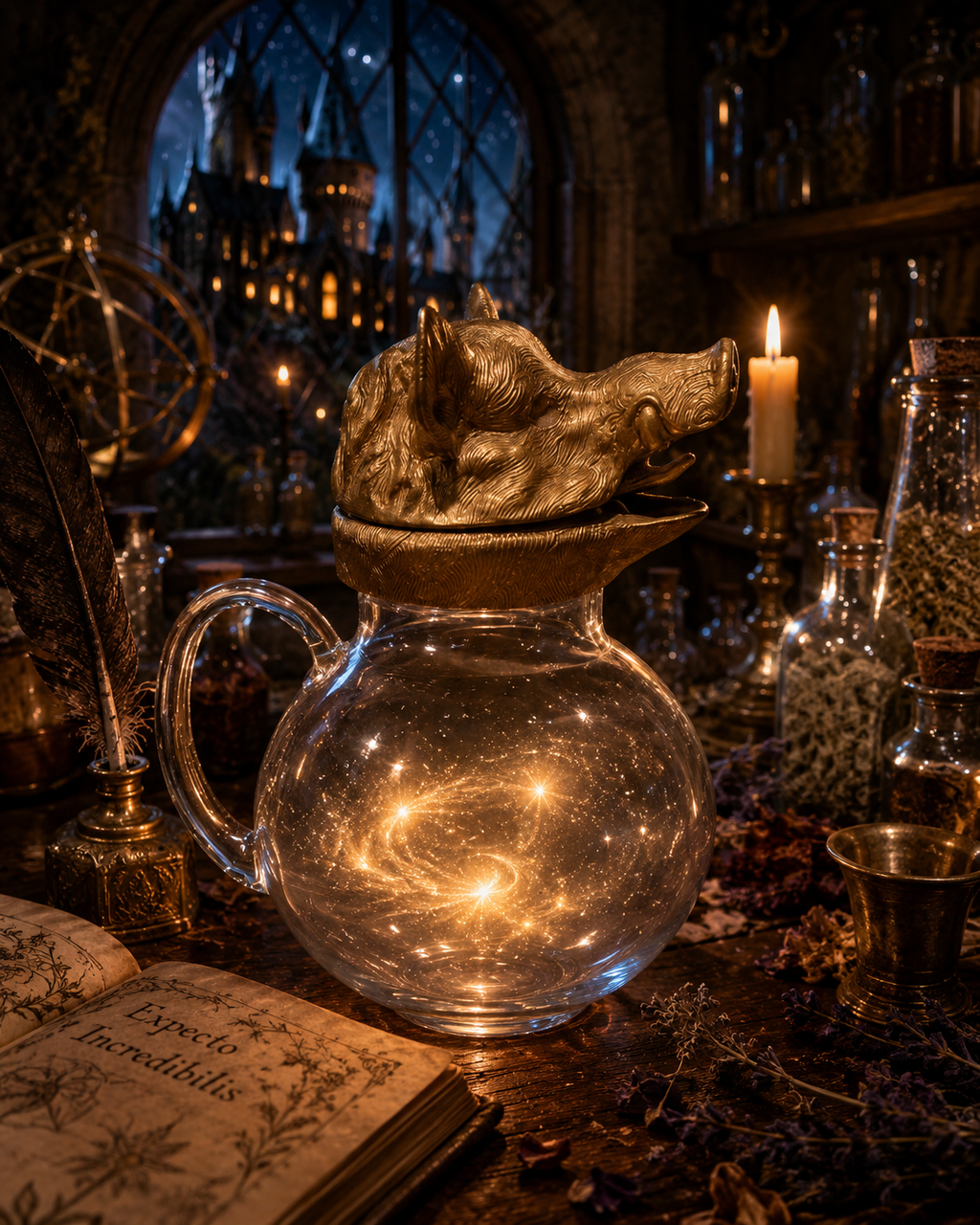 Brocca "Hogwarts" Testa di Porco