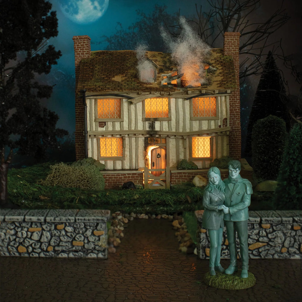 The Potters' House Illuminated Building Figurine - Harry Potter Village by D56