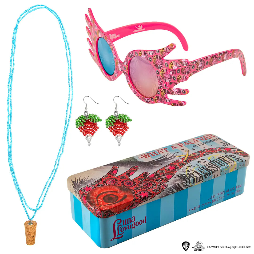 Set Spettrocoli, orecchini e ciondolo Luna Lovegood
