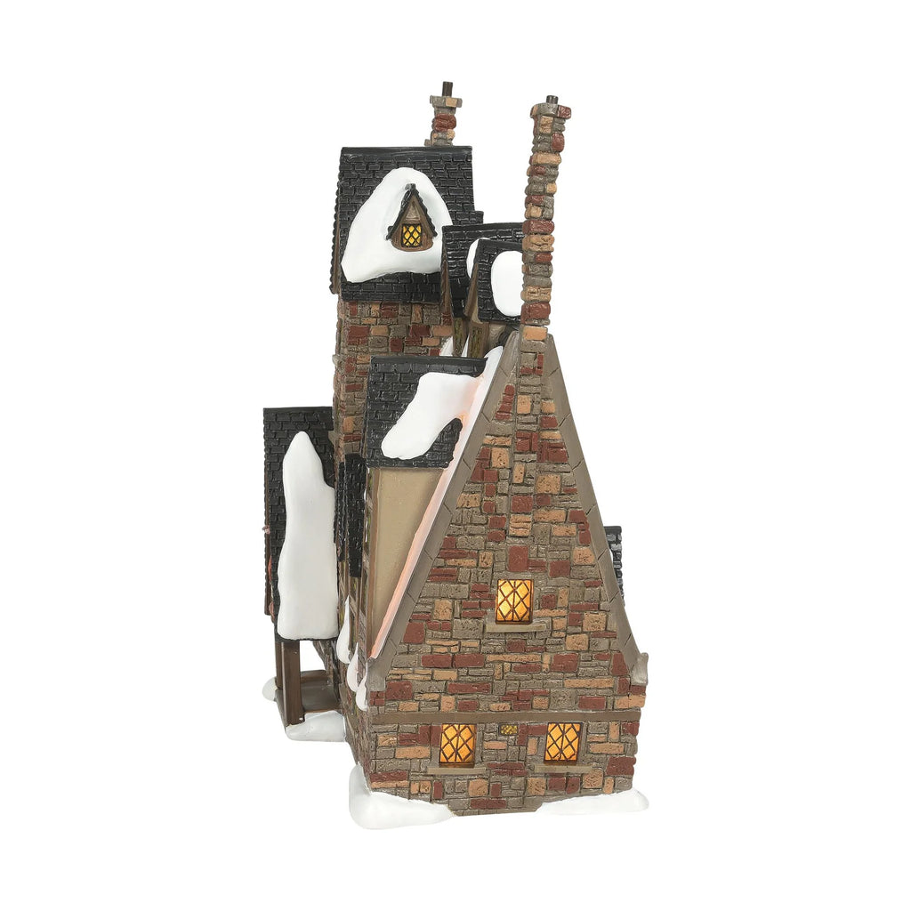 The Three Broomsticks Illuminated Model Building - Harry Potter Village by D56