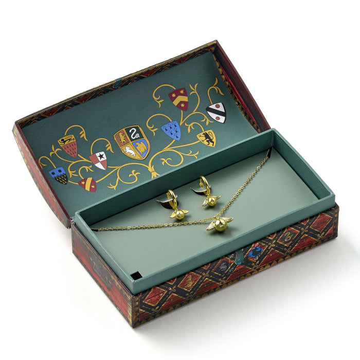 Set Collana ed Orecchini Boccino d'Oro