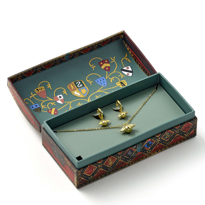 Set Collana ed Orecchini Boccino d'Oro